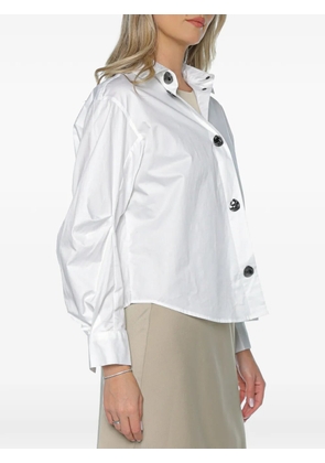 Armani Exchange button-up long-sleeve shirt - White