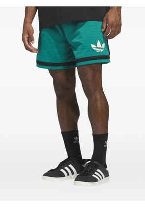 adidas logo-detail shorts - Green