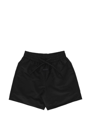 Fear Of God logo-patch drawstring track shorts - Black