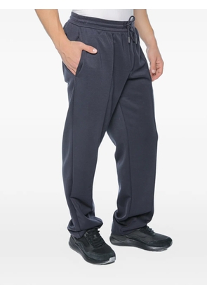 Armani Exchange drawstring-waist pleated trousers - Black