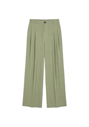 Essentiel Antwerp pleated wide-leg trousers - Green