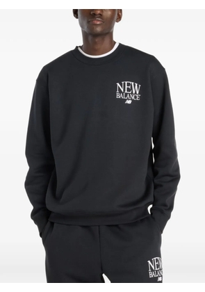New Balance logo-print sweatshirt - Black