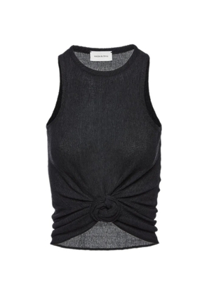 Magda Butrym knot-detail tank top - Black