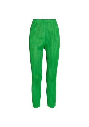 Issey Miyake Pleats Please pleated trousers - Green