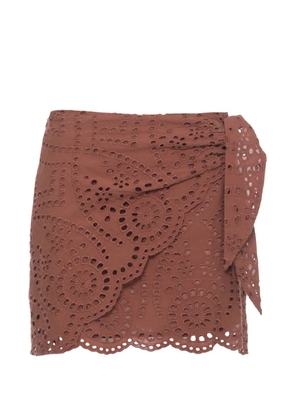 MC2 Saint Barth Nyra mini skirt - Brown