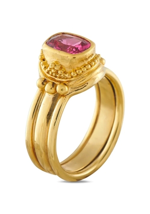 LB Exclusive spinel triple-band ring - Gold