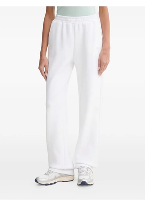 GUESS USA logo-embroidered track pants - White