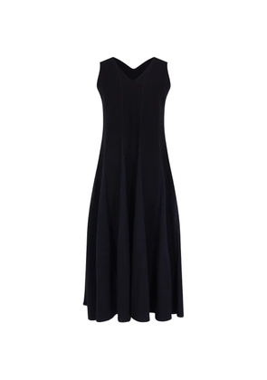 CFCL V-neck pleated midi dress - Black