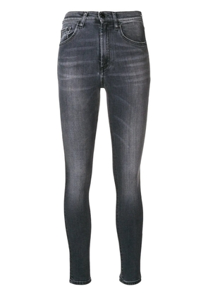 COUNTY OF MILAN slim faded jeans - Black