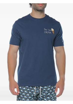 MC2 Saint Barth Portofino embroidered T-shirt - Blue
