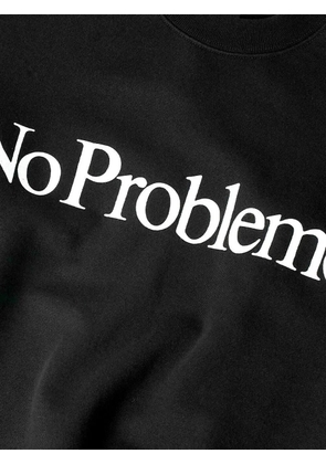 NO PROBLEMO logo-print sweatshirt - Black