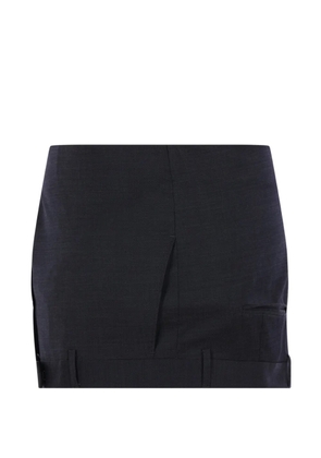 HODAKOVA belt-loop detail mini skirt - Black