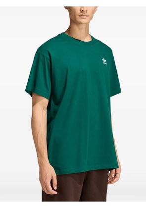 adidas logo-embroidered T-shirt - Green