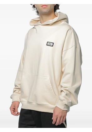 Ksubi Lords Ekcess logo-patch hoodie - Neutrals