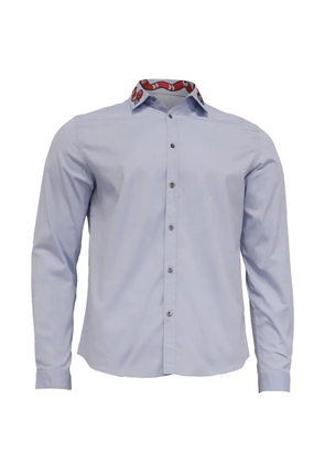 Gucci Pre-Owned Kingsnake embroidered shirt - Blue