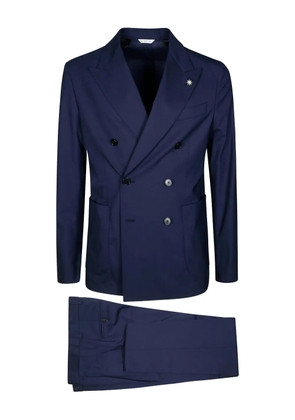 Manuel Ritz double-breasted suit - Blue
