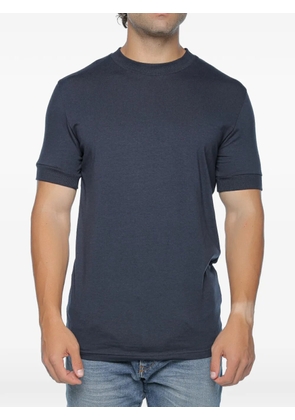 Drykorn Anton ribbed-trim T-shirt - Blue