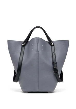 Maison Margiela Dress-age pebbled leather tote bag - Grey