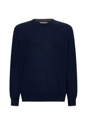 Brunello Cucinelli cashmere crew-neck sweater - Blue