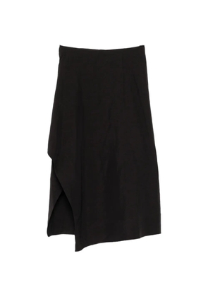 JNBY asymmetric slit skirt - Black