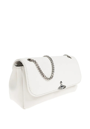 Vivienne Westwood Orb-plaque chain-strap shoulder bag - White