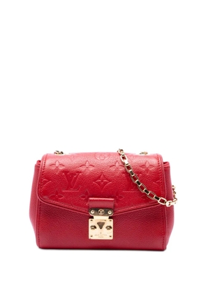 Louis Vuitton Pre-Owned 2015 Monogram Empreinte Saint Germain BB crossbody bag - Red