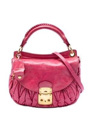 Miu Miu Pre-Owned 2010 Matelasse Nappa Coffer satchel - Pink