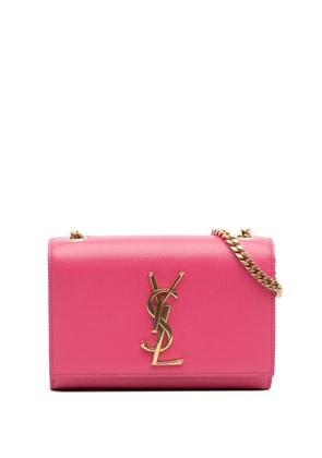 Saint Laurent Pre-Owned 2014 Small Grain De Poudre Monogram Kate crossbody bag - Pink
