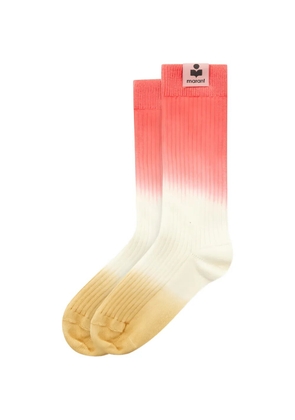 ISABEL MARANT tie-dye socks - Pink