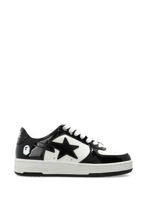 A BATHING APE® Bape Sta patent leather sneakers - Black
