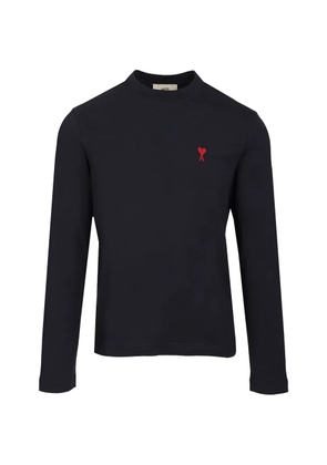 AMI Paris Ami de Cœur long-sleeve T-shirt - Blue