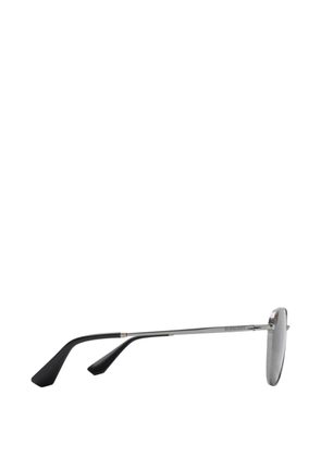 Burberry metal Check square sunglasses - Silver