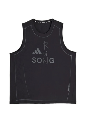 adidas SFTM adi365 logo-print tank top - Black