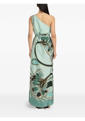 La DoubleJ Roy one-shoulder floral-print dress - Green