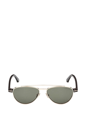 TOM FORD Eyewear T-motif pilot-frame sunglasses - Black