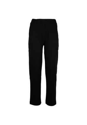OWN elasticated-waistband straight-leg trousers - Black