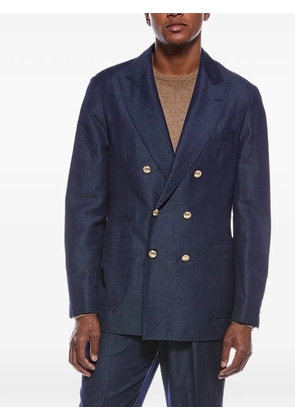 Brunello Cucinelli double-breasted suit - Blue