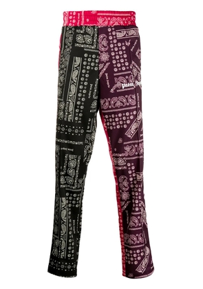 Palm Angels bandana print track pants - Purple