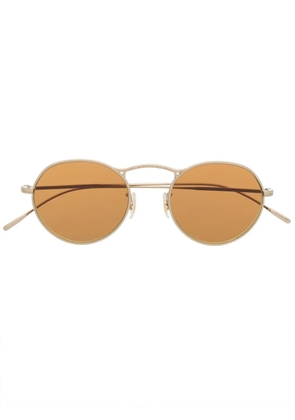 Oliver Peoples M-4 30th round-frame sunglasses - Gold