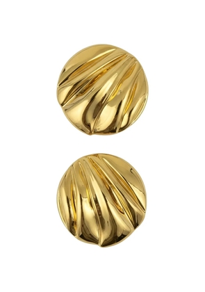 Chloé Pleats clip-on earrings - Gold