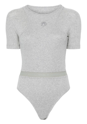 Marine Serre fine-ribbed body - Grey