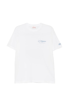 MC2 Saint Barth Portland logo-print round-neck T-shirt - White
