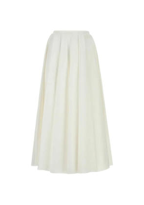 Givenchy pleated midi skirt - White