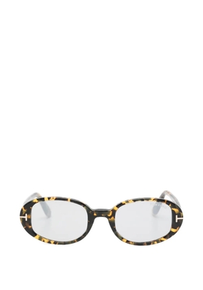 TOM FORD Eyewear tortoiseshell-effect sunglasses - Brown