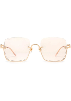 Gucci Eyewear square-frame sunglasses - Gold