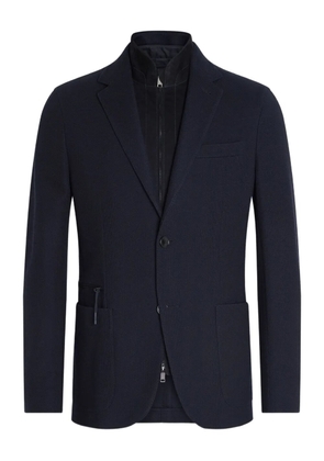 Zegna layered blazer - Blue