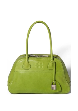 Miu Miu Vivant nappa leather bag - Green