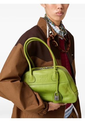 Miu Miu Vivant nappa leather bag - Green