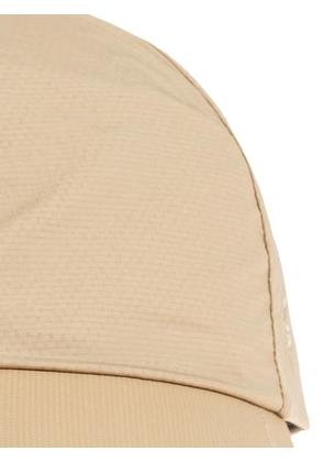 On logo-print panelled baseball cap - Neutrals