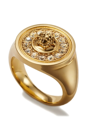 Versace Medusa crystal ring - Gold